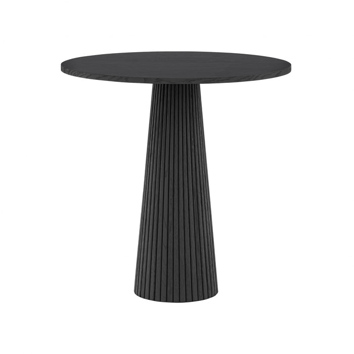 Leckford Ribbed Occasional Table | Aged Oak