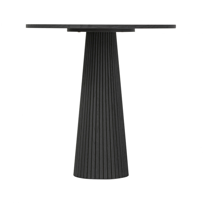 Leckford Ribbed Occasional Table | Aged Oak