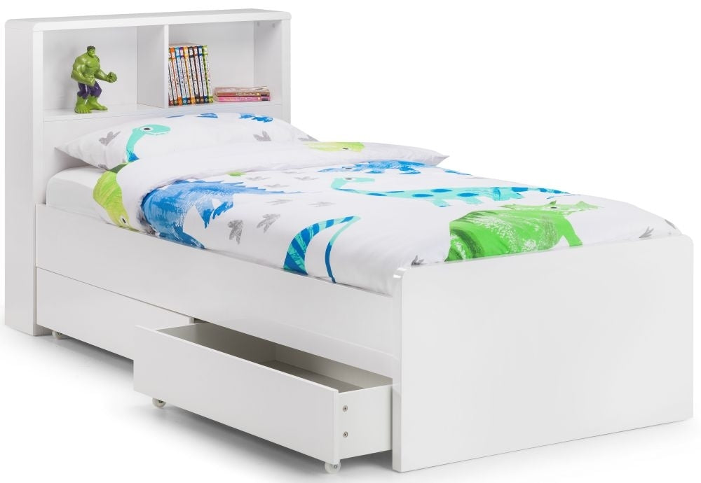 Manhattan White High Gloss Underbed Drawer (Set of 2)