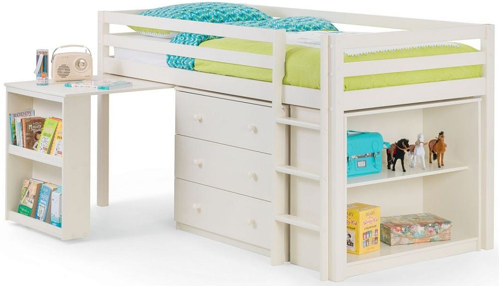 Roxy Stone White Lacquer Pine Sleepstation Bed