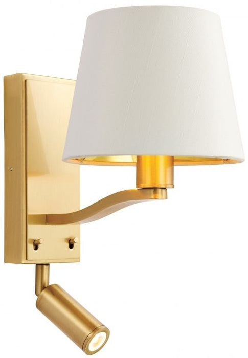 Harvey Brushed Gold Large Wall Light