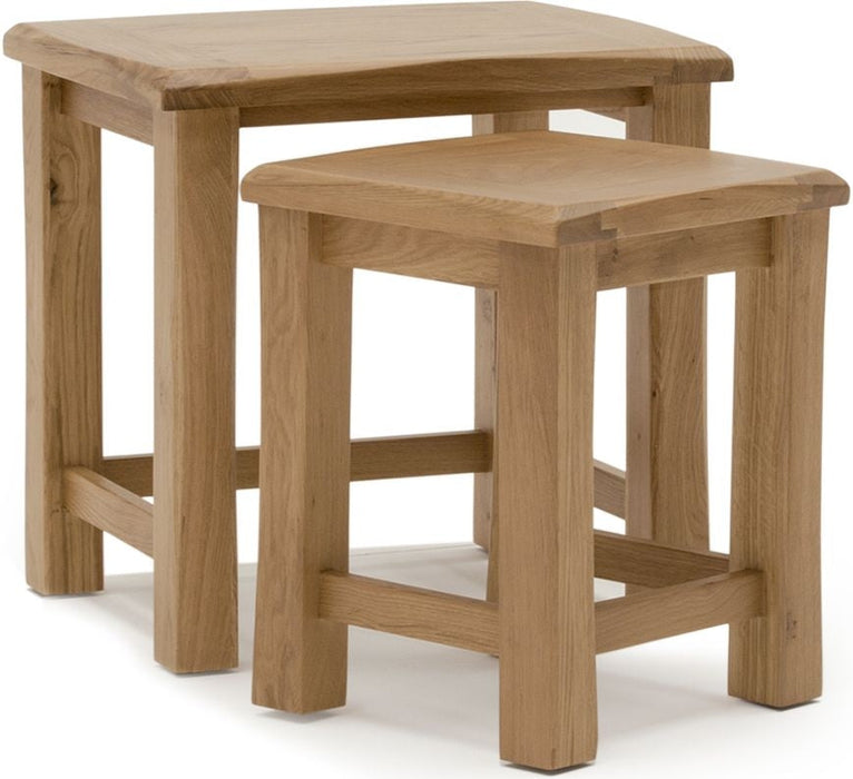 Vida Living Breeze Oak Nest of Tables