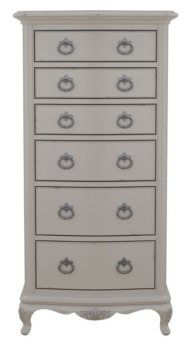Willis and Gambier Etienne Grey 6 Drawer Tallboy Chest