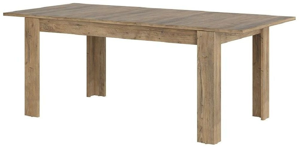 Rapallo 6 Seater Extending Dining Table in Chestnut and Matera Grey