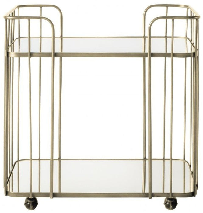 Verna Glass and Champagne Drinks Trolley