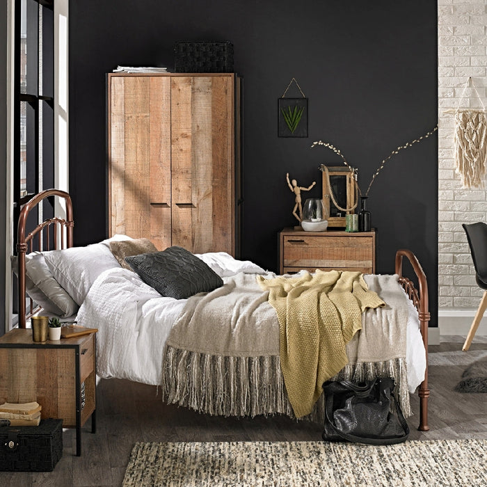 Hoxton Industrial Chic 3 Piece Bedroom Set