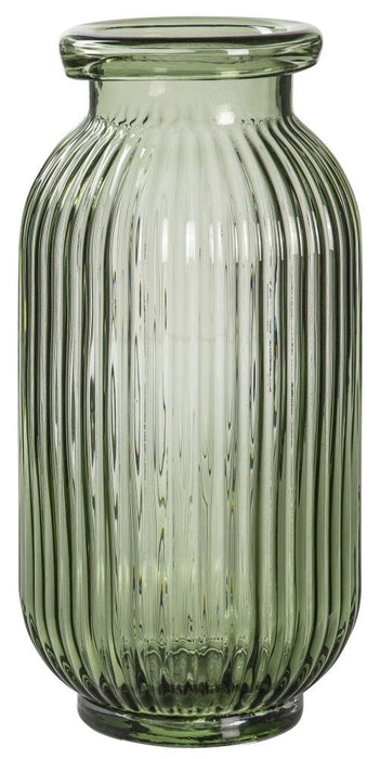 Francia Green Glass Large Vase