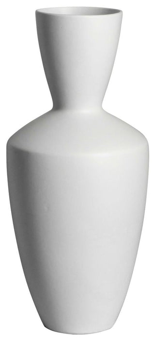Naru White Vase -20.5cm