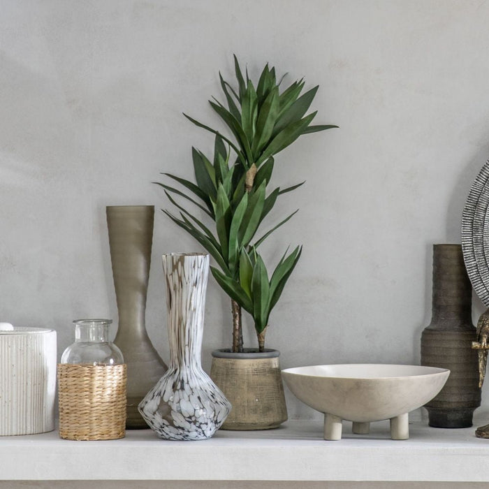 Potted Yucca Green Artificial Potted Plant