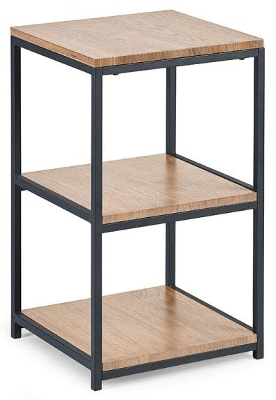 Tribeca Sonoma Oak Tall Narrow Side Table