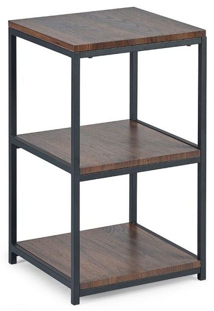 Tribeca Walnut Tall Narrow Side Table