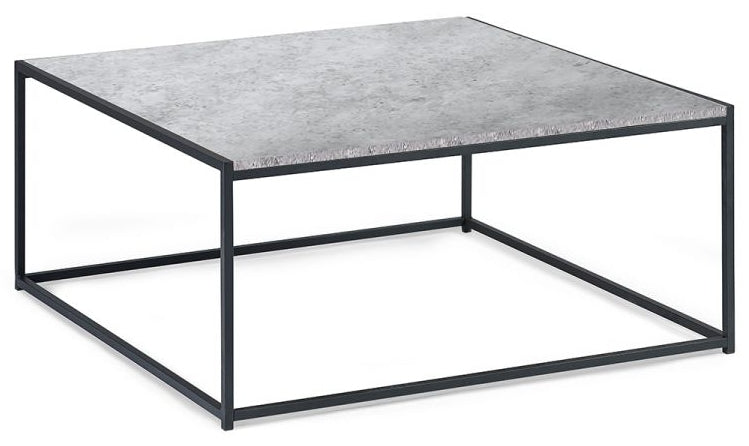 Staten Concrete Effect Square Coffee Table