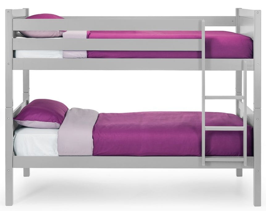 Bella Dove Grey Bunk Bed