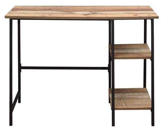Urban Rustic Wood Effect Industrial Style Study Desk