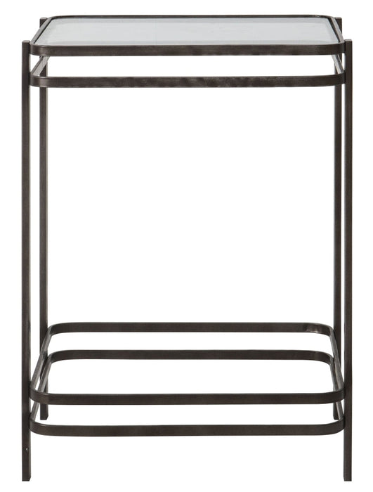 Olympia Glass Top Side Table
