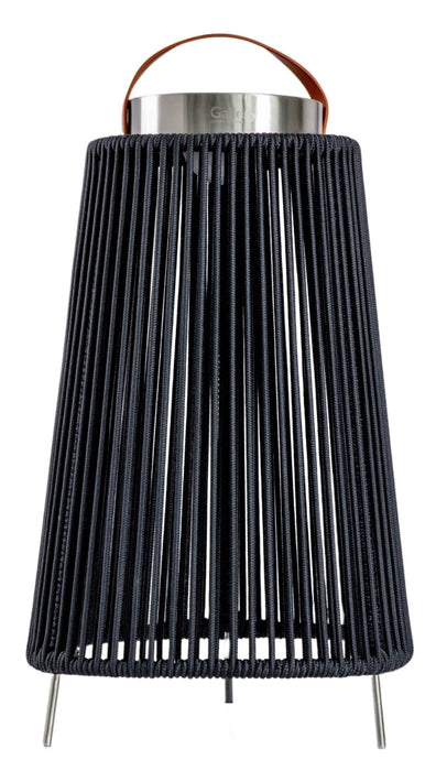 Firenze Charcoal Large LED Solar Lantern