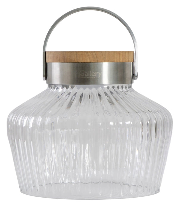 Tremiti Clear Small Led Solar Lantern