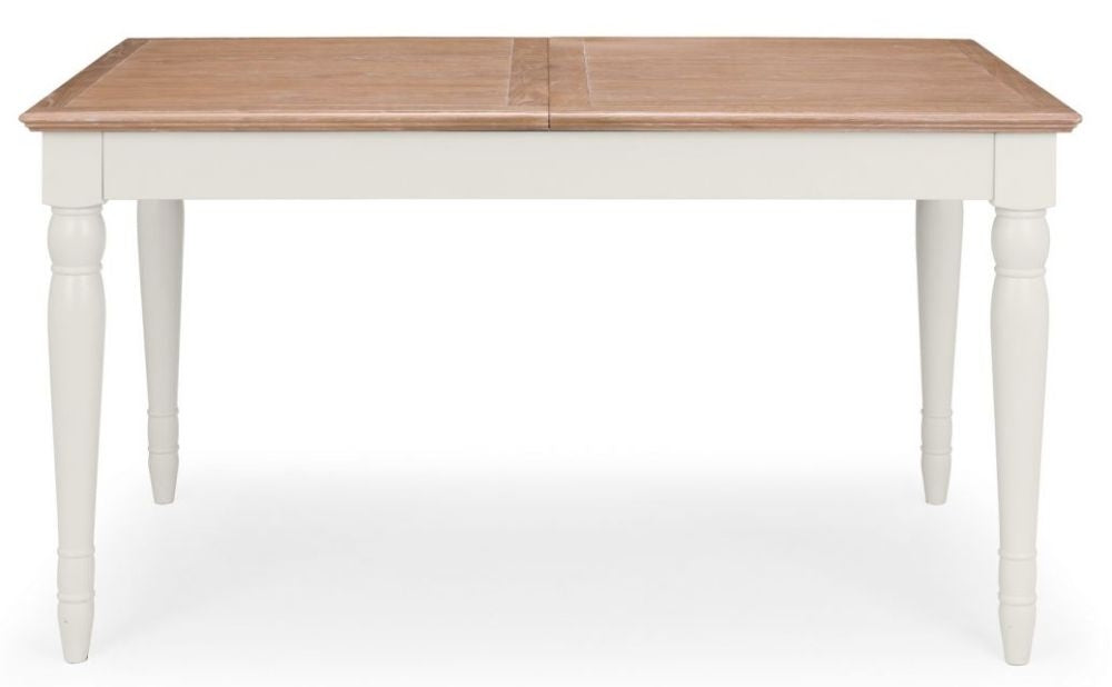 Provence Grey Lacquer 6 Seater Extending Dining Table