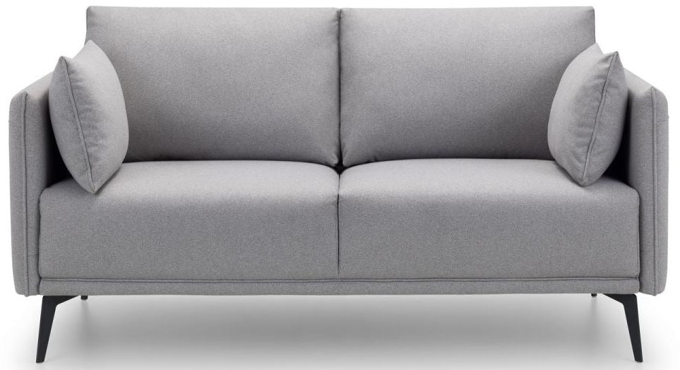 Rohe Platinum Wool Effect Fabric 2 Seater Sofa
