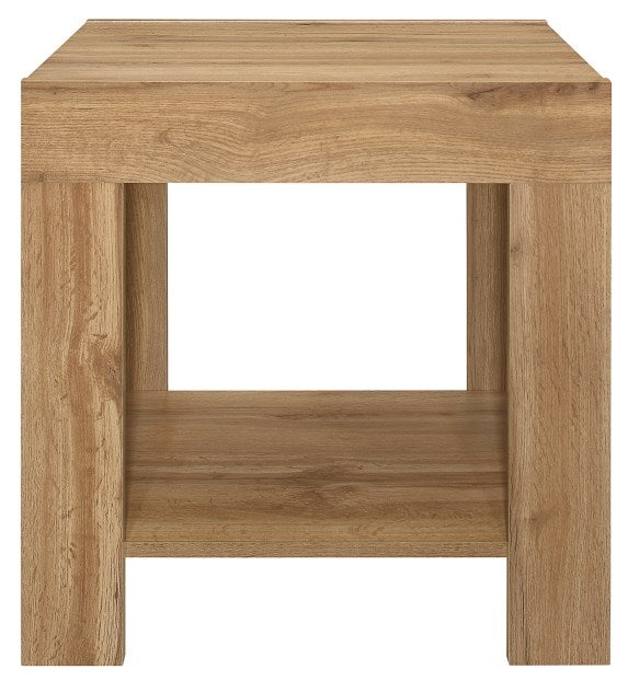 Compton Oak Effect Lamp Table