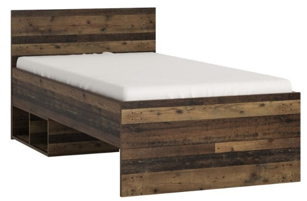 Brooklyn Single Bed 90cm in Walnut