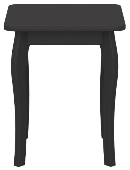 Baroque Black Stool