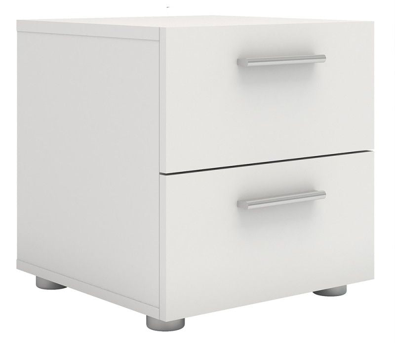 Pepe Bedside 2 Drawer in White