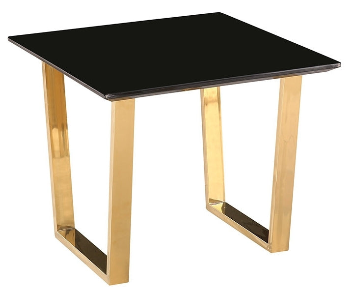 Antibes Black and Gold Lamp Table