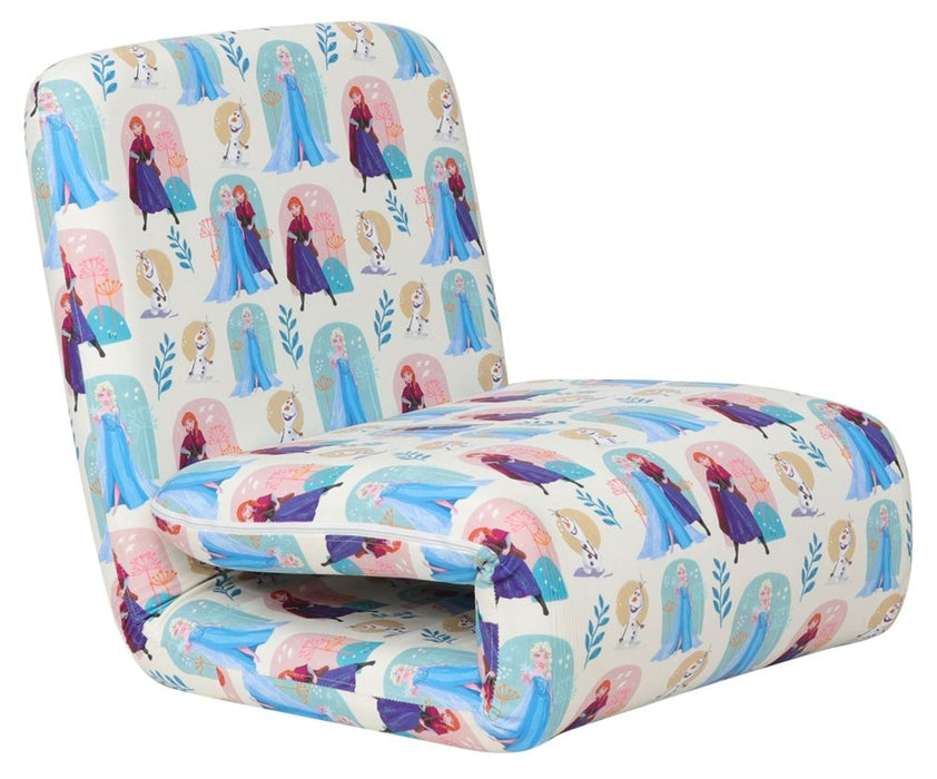 Disney Frozen Multi Coloured Fabric Fold Out Bed Chair