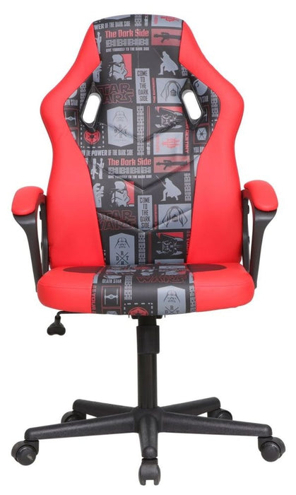 Disney Star Wars Red and Black Faux Leather Gaming Chair