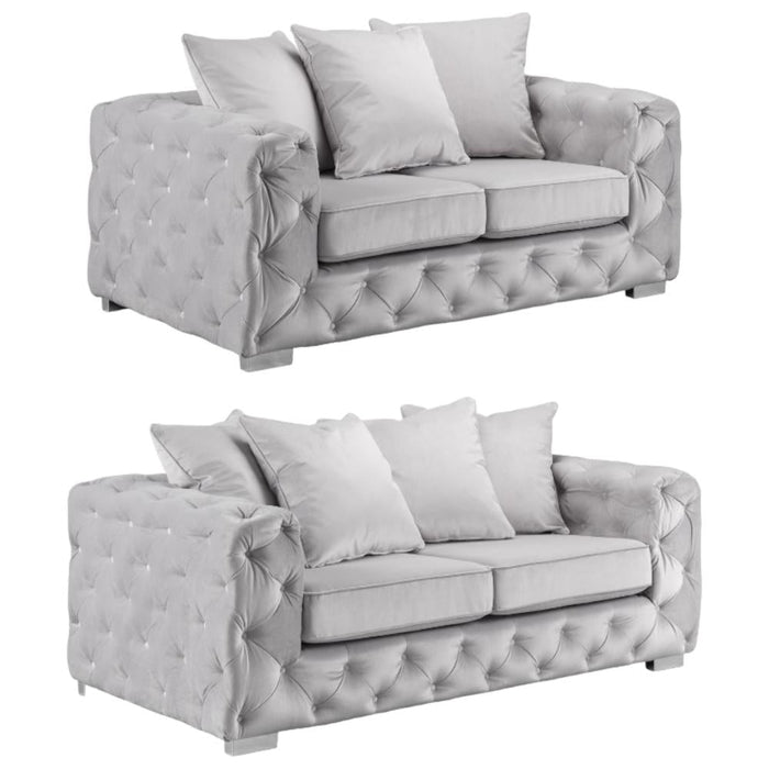 Ankara Silver 3+2 Seater Sofa