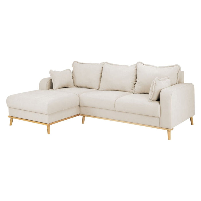 Briar Beige Left Hand Facing Corner Sofa