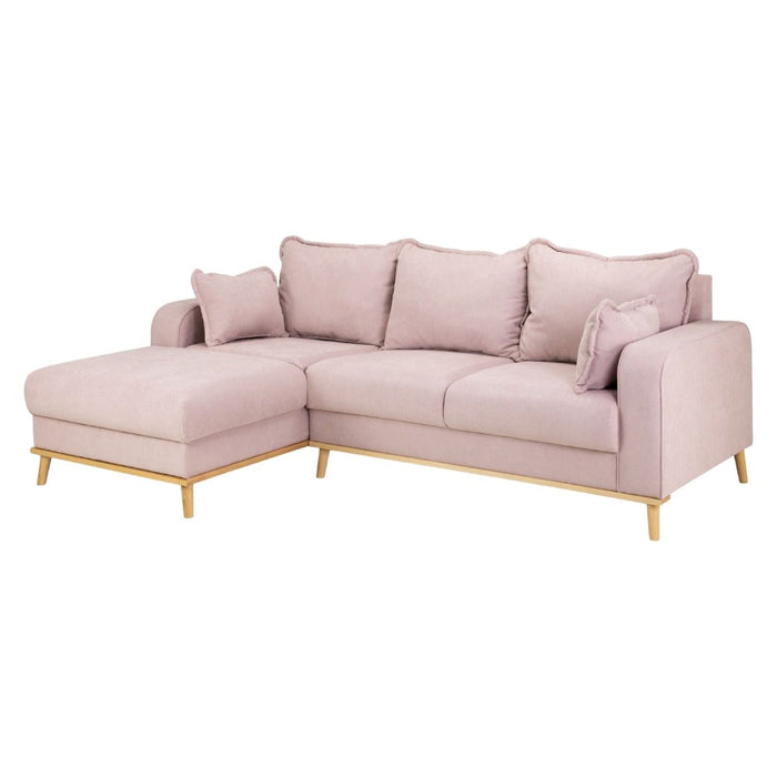 Briar Pink Left Hand Facing Corner Sofa