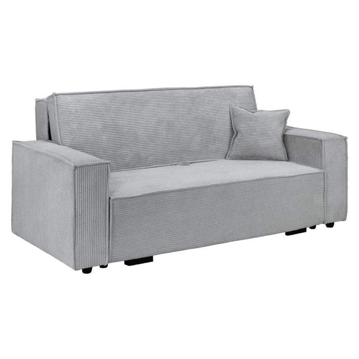 Cassia Grey 3 Seater Sofabed with Storage