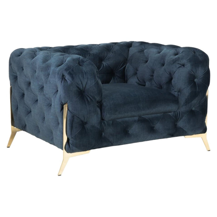Chelsea Chesterfield Deep Ocean Armchair