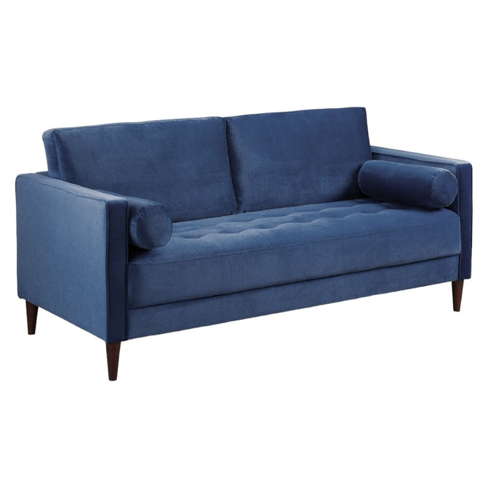 Harper Plush Blue 3 Seater Sofa