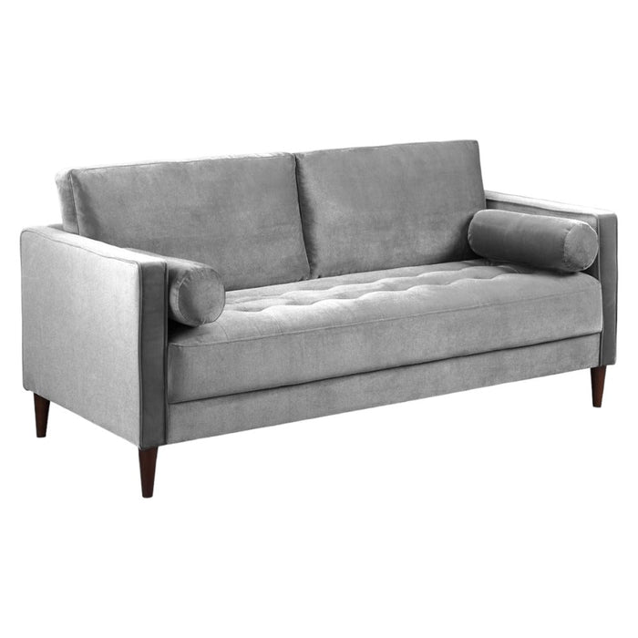 Harper Plush Grey 3 Seater Sofa
