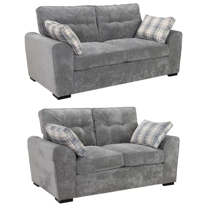 Maxwell Grey 3+2 Seater Sofa
