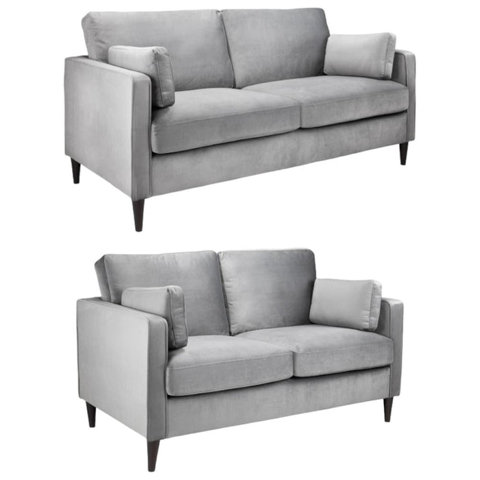 Munich Plush Grey 3+2 Seater Sofa