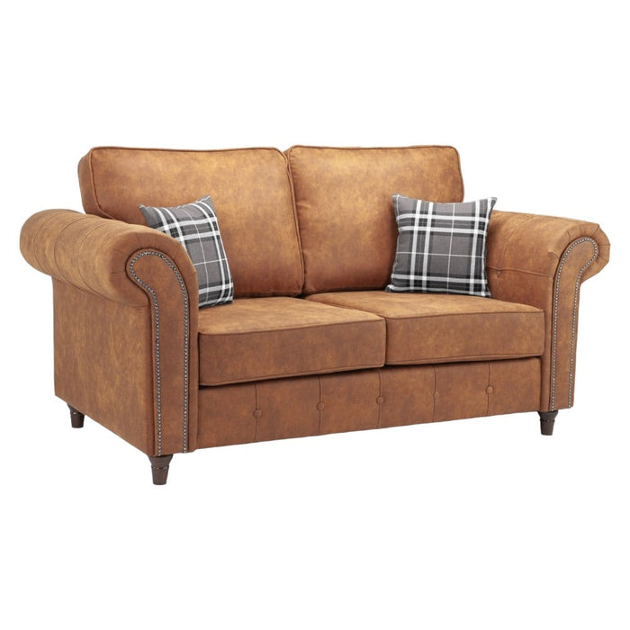 Oakland Tan 2 Seater Sofa