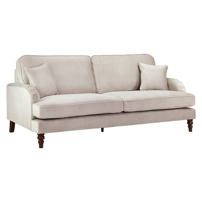Rupert Beige 4 Seater Sofa
