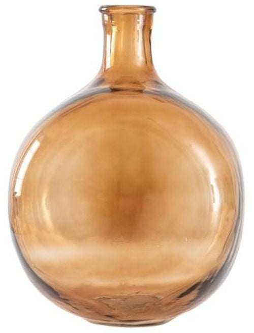 Burwell Brown Small Bottle Vase