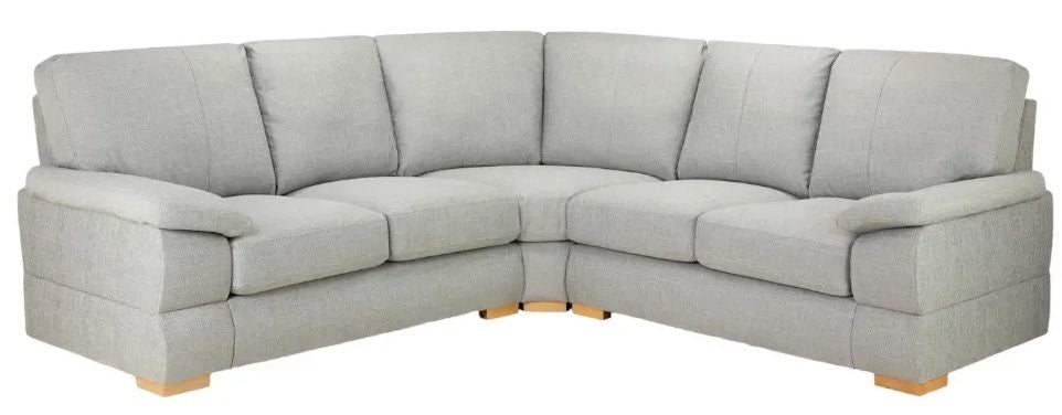 Bento Silver Large Corner Sofa