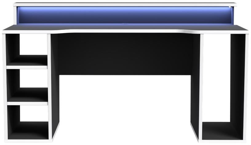 Tezaur Black Led Gaming Desk
