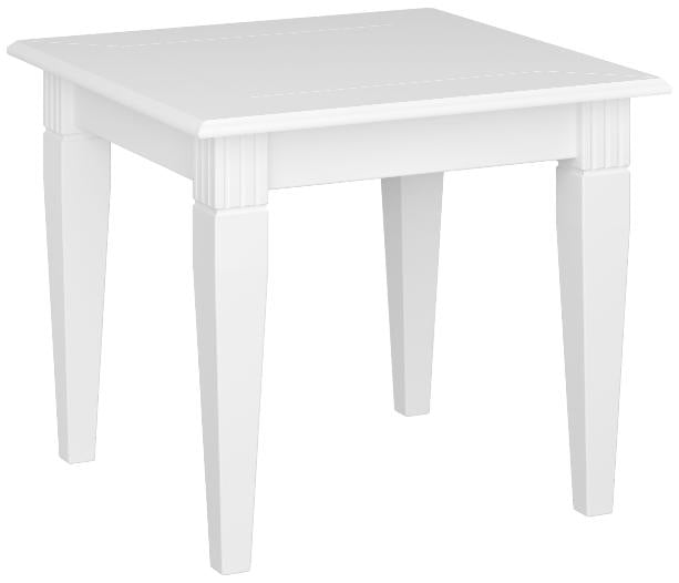 Venice Pure White Side Table