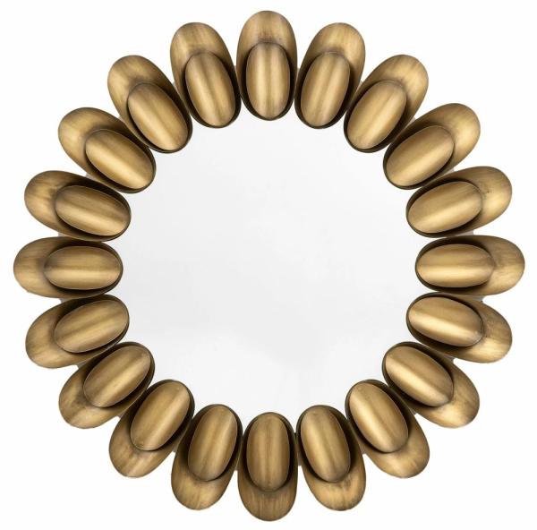 Cranfield Bronze Round Wall Mirror - 94cm x 94cm