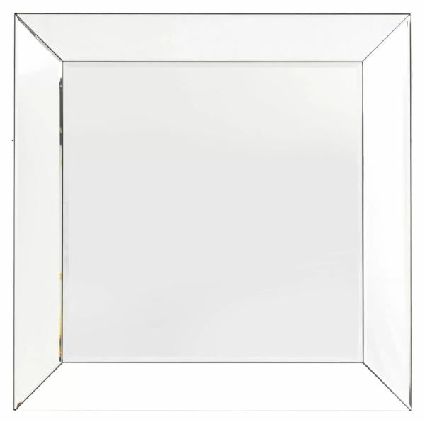 Greenhithe Silver Square Wall Mirror - 90cm x 90cm