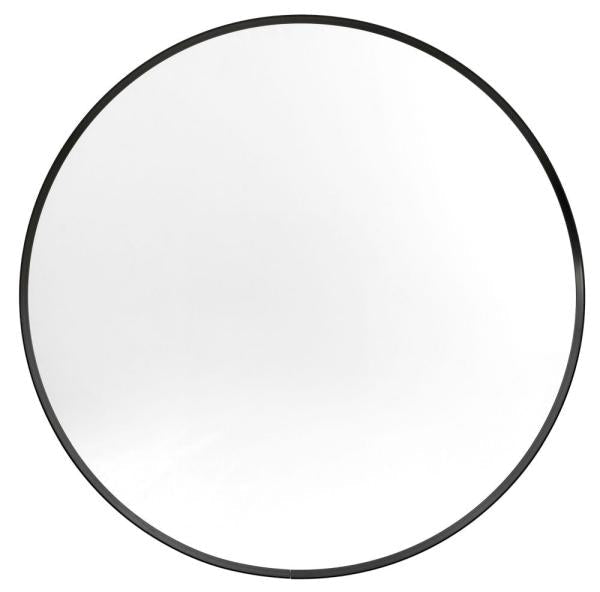 Holworth Round Wall Mirror - 60cm x 60cm - Comes in Black and Gold Options