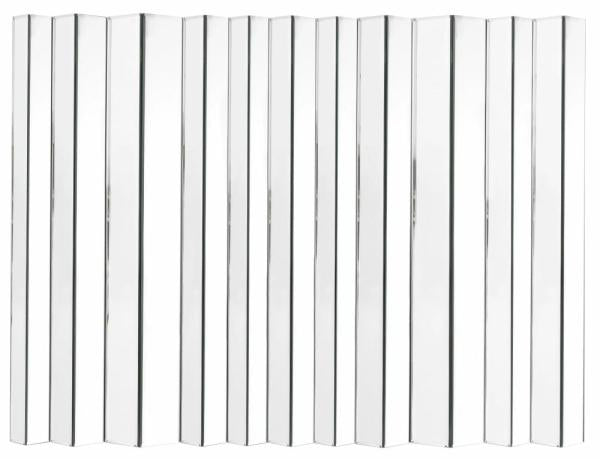 Navia Silver Rectangular Wall Mirror - 85cm x 115cm