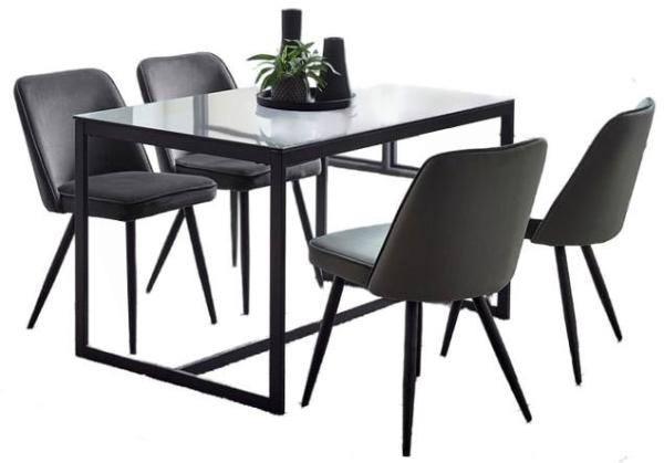 Chicago Smoked Dining Table - 4 Seater